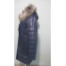 Куртка чернобурка blue-021