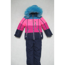 Зимний комбинезон pink-006