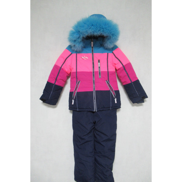 Зимний комбинезон pink-006