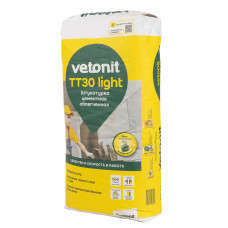 Штукатурка цементная Vetonit TT30 light 25 кг