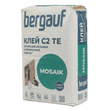 Клей для плитки Bergauf Mosaik для бассейна С2ТЕ, 25 кг