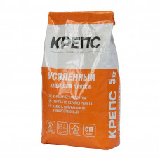Клей для плитки Крепс Усиленный С1 Т 5 кг