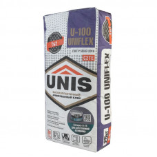 Клей для плитки Unis Uniflex U-100 C2TE 25 кг